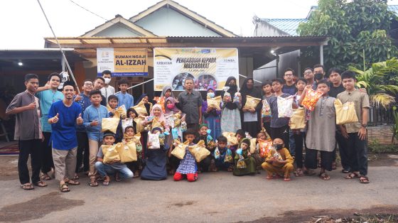 Membersamai Anak-Anak Pengajian di Bulan Ramadhan melalui Pengabdian Masyarakat SMAIT Al-Mumtaz