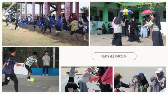 Keseruan kegiatan Class meeting yang diadakan OSIS SMAIT Al-Mumtaz Memberikan momen tak terlupakan oleh Siswa/i dan guru